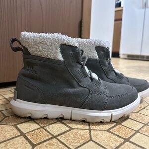 Sorel Womens Explorer II Carnival Cozy Waterproof Boot‎ Gray 7 M
